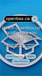Mobile Screenshot of openbox.ca